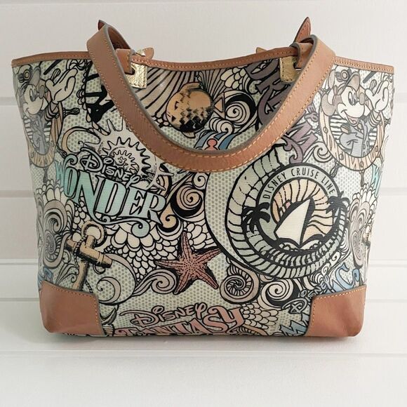 Dooney & Bourke Disney Cruise Line Fantasy Inaugural Sailing Bag & Flap Wristlet - Picture 4 of 16